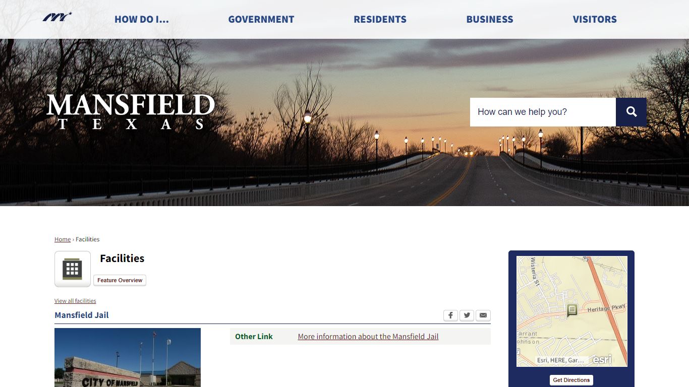 Facilities • Mansfield, TX • CivicEngage